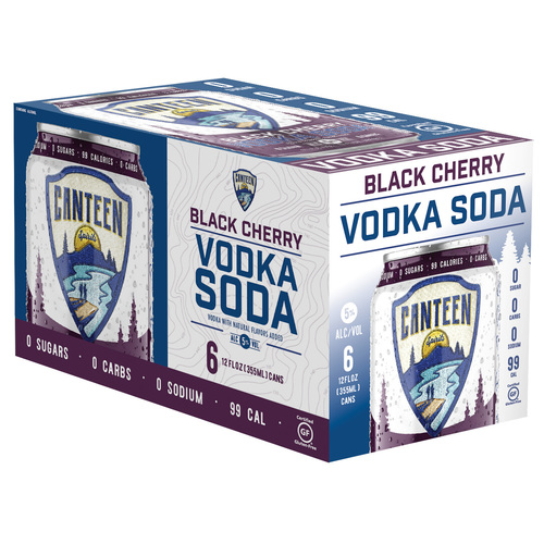 Zoom to enlarge the Canteen Cocktails • Black Cherry Vodka 6pk-12oz