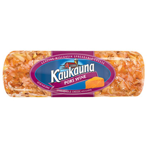 Zoom to enlarge the Kaukauna Cheese Log – Port Wine