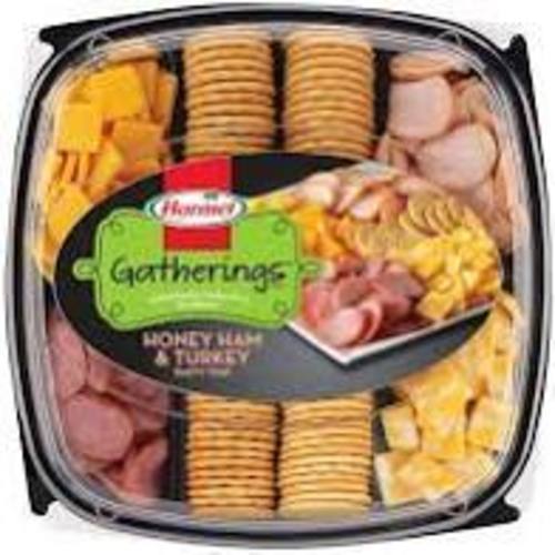 Hormel Gatherings® Honey Ham and Turkey with Cheese and Crackers