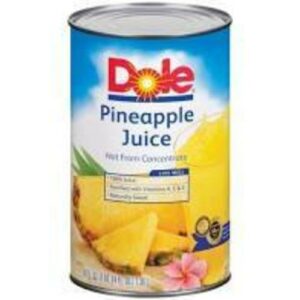 Dole 100% Pineapple Juice In Can