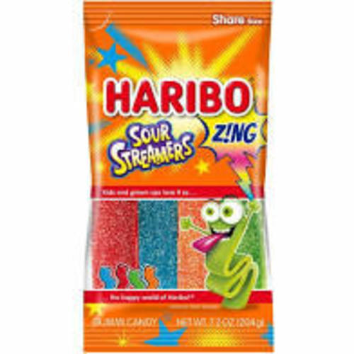 Zoom to enlarge the Haribo Sour Streamers Gummi Candy