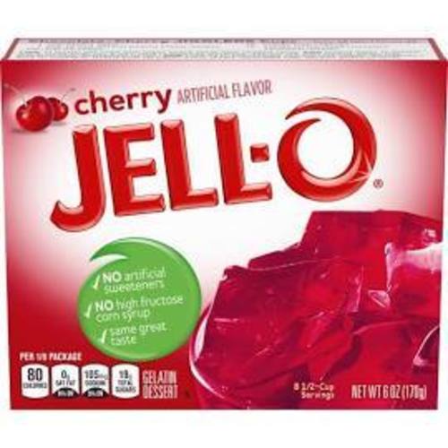 Zoom to enlarge the Jell-o Cherry Gelatin Dessert