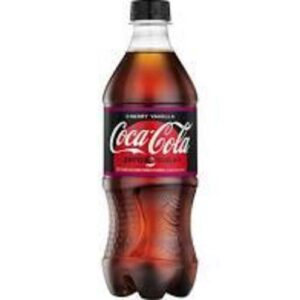 Coca-cola Coke Cherry Vanilla Zero Sugar Soda Pop