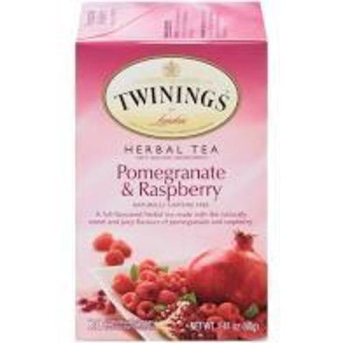 Zoom to enlarge the Twinings Of London Pomegranate & Raspberry Herbal Tea Bags