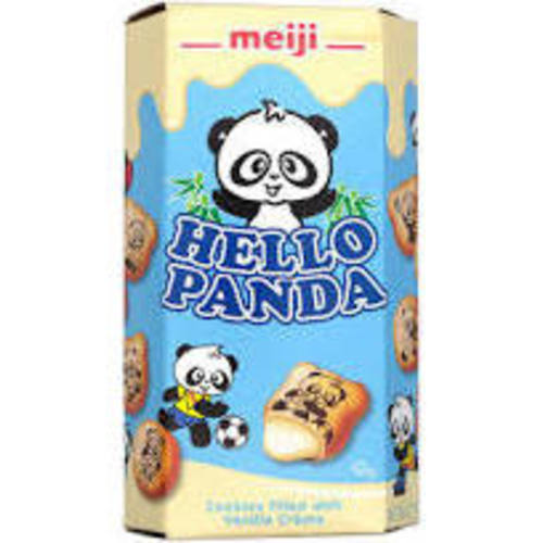 Zoom to enlarge the Meiji Hello Panda Biscuit Vanilla Creme Filled Cookie
