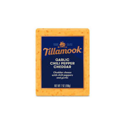 Zoom to enlarge the Tillamook Garlic Chili Pepper Cheddar