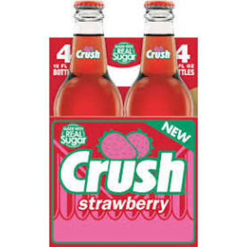 Zoom to enlarge the Crush Soda • Strawberry 4pk / 12oz