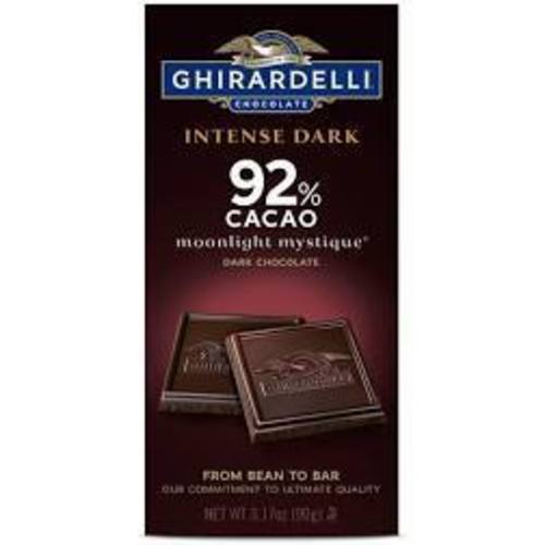 Zoom to enlarge the Ghirardelli Chocolate Bar • Intense Dark 92%