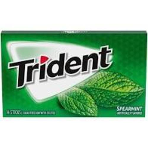 Zoom to enlarge the Trident Spearmint Sugar Free Chewing Gum