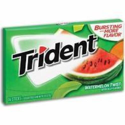 Zoom to enlarge the Trident Sugar Free Watermelon Twist Bubblegum