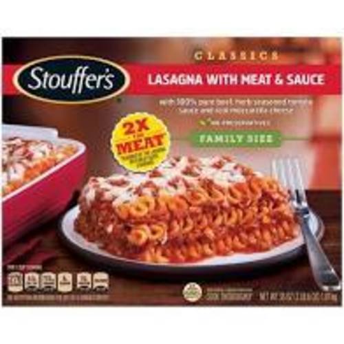 Zoom to enlarge the Stouffer’s Classic Lasagna • Family Size