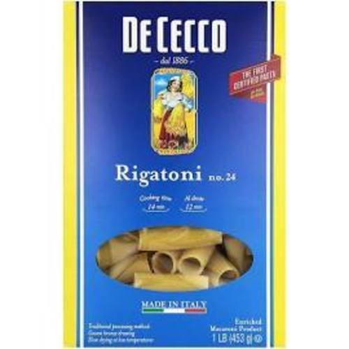 Zoom to enlarge the Dececco Pasta • Rigatoni #24