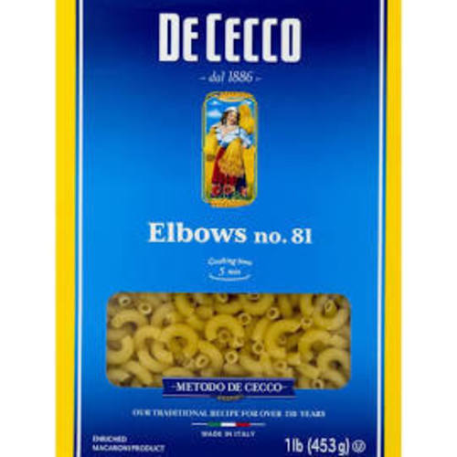 Zoom to enlarge the Dececco Pasta • Elbows