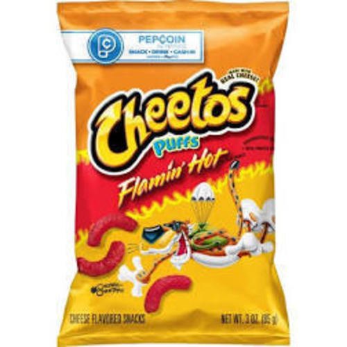 Zoom to enlarge the Cheetos Puffs Flamin Hot Flavored Snacks