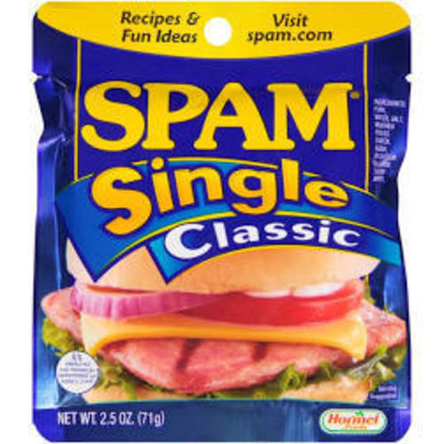 Zoom to enlarge the Spam Single Classic Sliced Meats