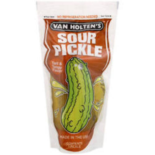 Zoom to enlarge the Van Holten’s Pickle In A Pouch Jumbo Sour Pickle