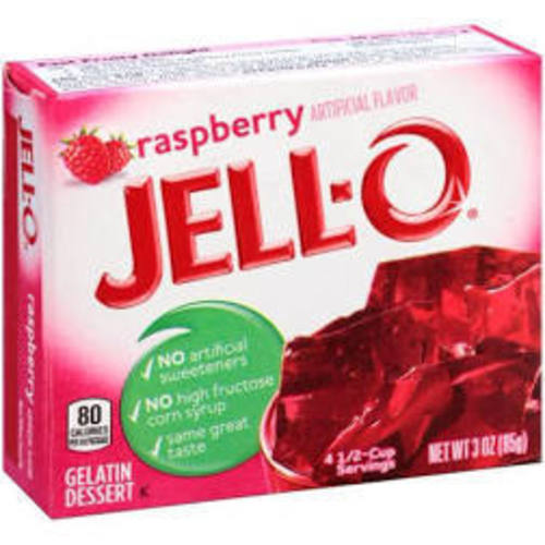 Zoom to enlarge the Jell-o Raspberry Gelatin Dessert