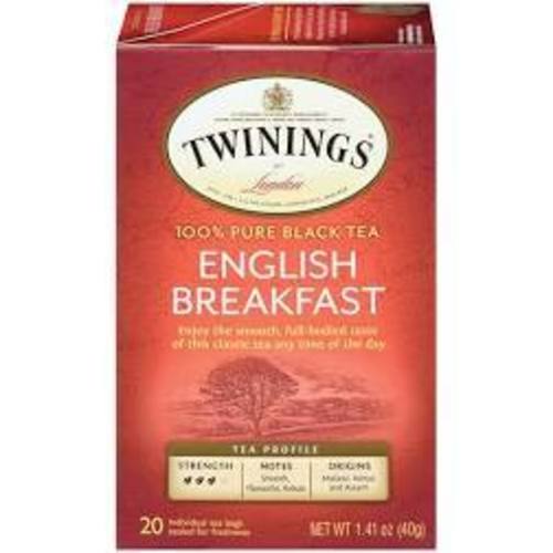 Zoom to enlarge the Twinings Of Londaon English Breakfast Black Tea Bags