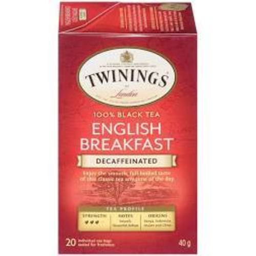 Zoom to enlarge the Twinings Of London Decafeinated English Breakfast Tea Bags