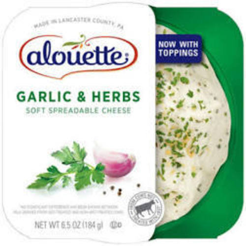 Zoom to enlarge the Alouette Garlic & Herb Soft Spreadable Cheese Cup