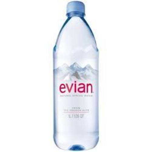 Zoom to enlarge the Evian Mineral Water • 1 Liter Pet