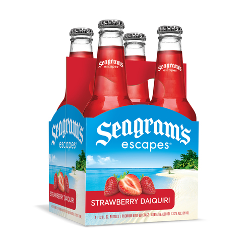 Zoom to enlarge the Seagrams Escapes Strawberry Daquiri • 4pk Bottles