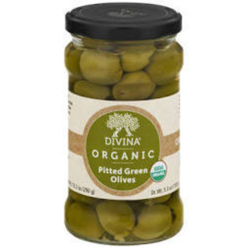 Zoom to enlarge the Divina Organic Olives • Green Pitted