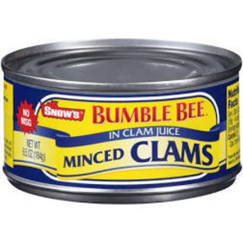 Zoom to enlarge the Bumble Bee Snow’s Minced Clams In Clam Juice