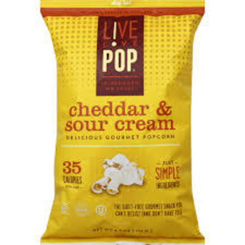 Zoom to enlarge the Live Love Cheddar & Sour Cream Pop Popcorn