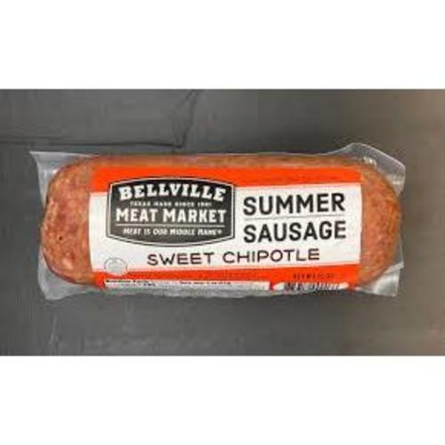 Zoom to enlarge the Bellville Sweet Chipotle Summer Sausage Meat