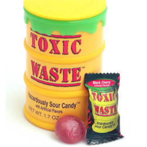 Zoom to enlarge the Toxic Waste Sour Candy Drum