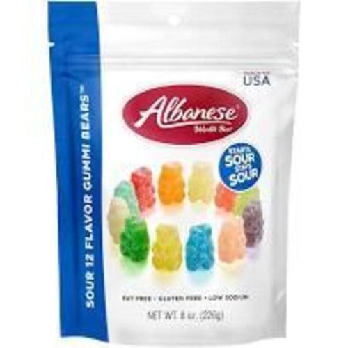 Zoom to enlarge the Albanese Sour Assorted Flavors Gummi Bear Candy