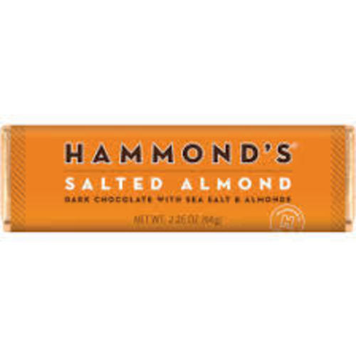 Zoom to enlarge the Hammonds Salted Almonds Dark Chocolate Candy Bar