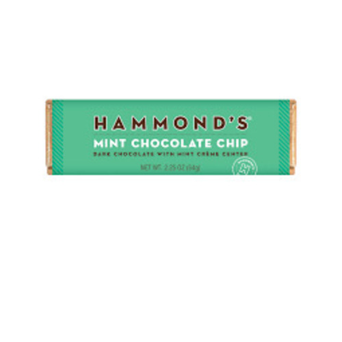 Zoom to enlarge the Hammonds Mint Chocolate Chip Dark Chocolate Candy Bar