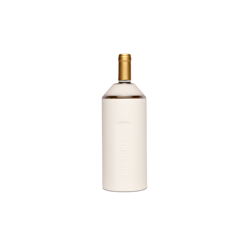 Zoom to enlarge the Vinglace Bottle Insulator • White Stainless Steel