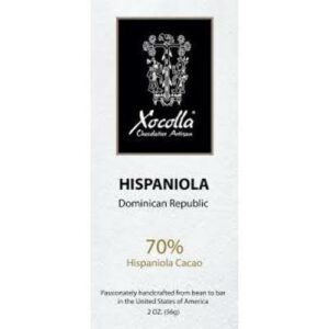 Xocolla Hispaniola 70% Dark Chocolate Organic Candy Bar