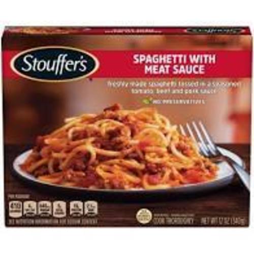 Zoom to enlarge the Stouffer’s Frozen Spaghetti With Meat Sauce Entree