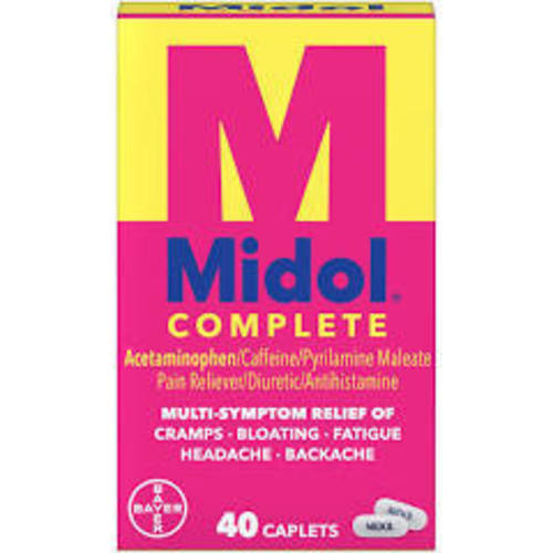 Zoom to enlarge the Midol Menstrual Symptom Relief Caplets Acetaminophen