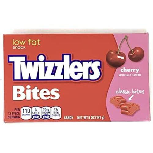 Zoom to enlarge the Twizzler Bites Cherry Licorice Chewy Candy In Theater Box