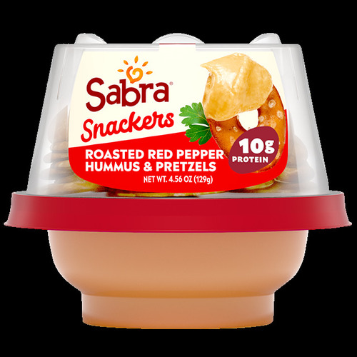 Zoom to enlarge the Hummus • Sabra Roasted Red Pepper with Pretzels
