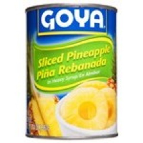 Zoom to enlarge the Goya Pineapple • Sliced In Heavy Syrup