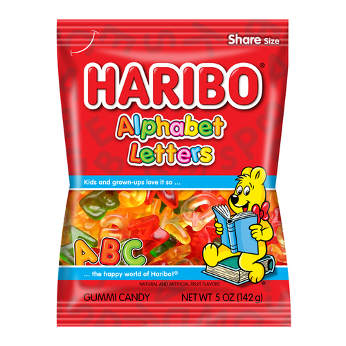 Zoom to enlarge the Haribo Gummi Candy • Alphabets