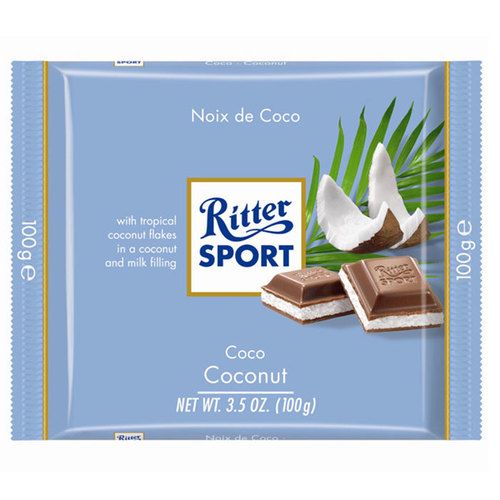 Zoom to enlarge the Ritter Sport Coconut Milk Chocolate Candy Bar