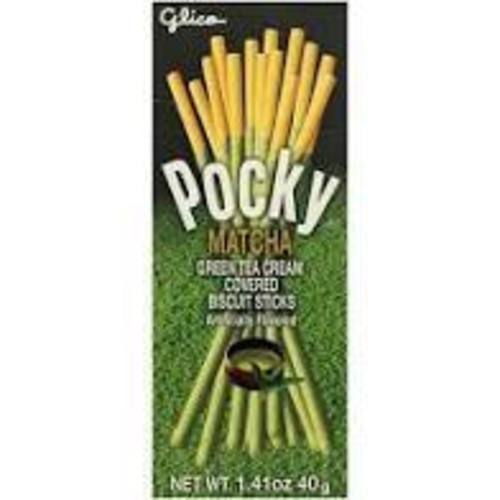 Zoom to enlarge the Glico Pocky • Matcha Green Tea