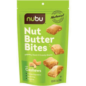 Nubu Nut Butter Cashew Bites Crunchy Snack