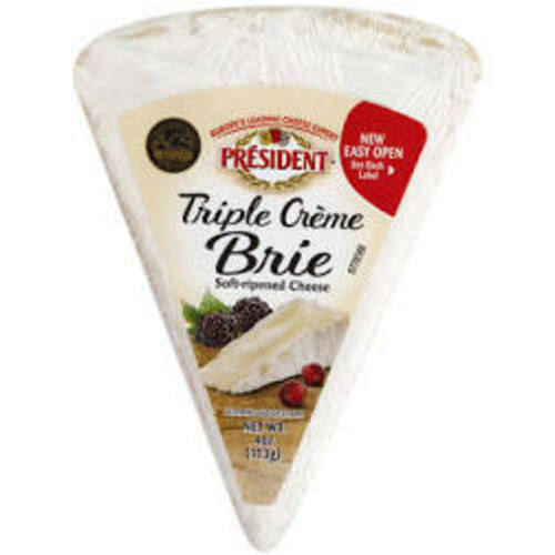 Zoom to enlarge the President Brie Triple Cream Wedge Ew