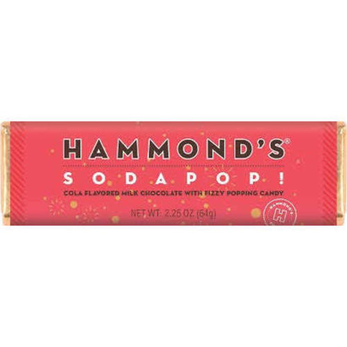 Zoom to enlarge the Hammond’s Soda Pop Milk Chocolate Candy Bar