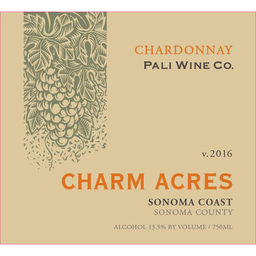 Zoom to enlarge the Pali Wine Co. Charm Acres Chardonnay Sonoma Coast