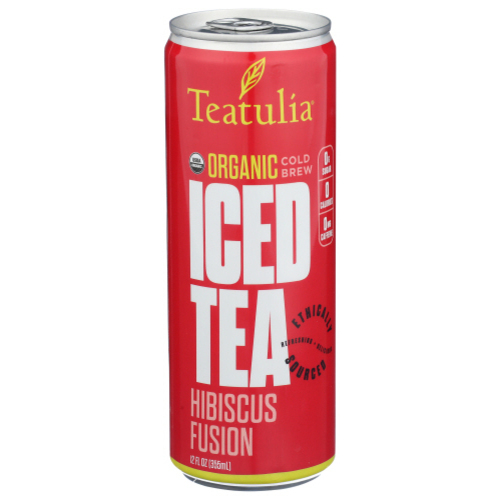 Zoom to enlarge the Teatulia Organic Hibiscus Iced Tea In Can