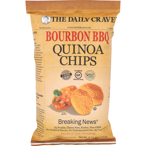 Zoom to enlarge the The Daily Crave Quinoa Chip • Bourbon BBQ